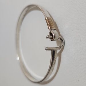 St.Croix Hook Bracelet Silver & Rose Gold, 4mm